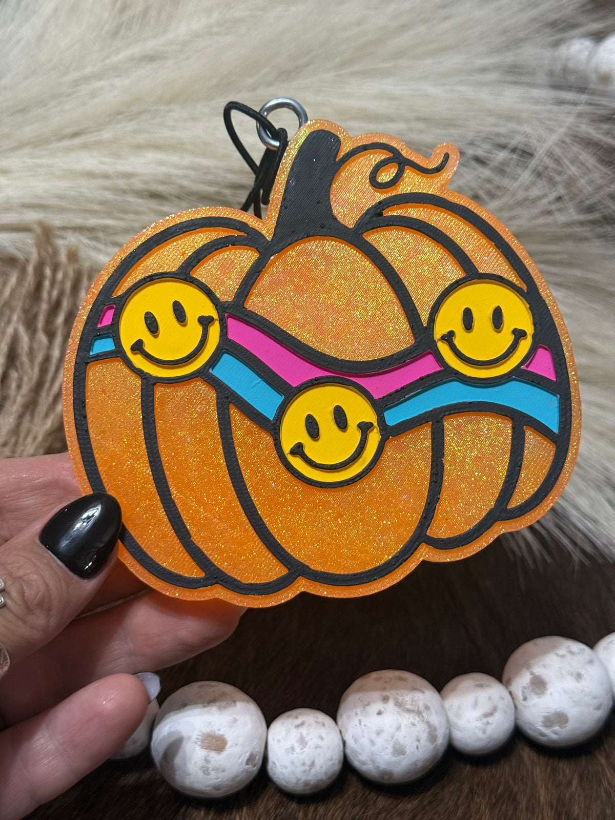 Pumpkin Smiley Freshie