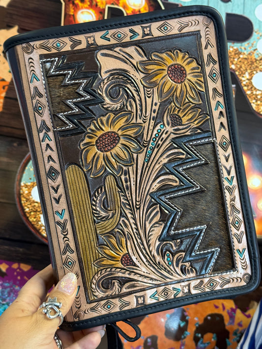 Sunflower Saddle Bible Cover