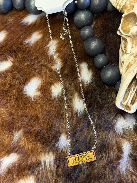 Golden Prairie Bloom Necklace