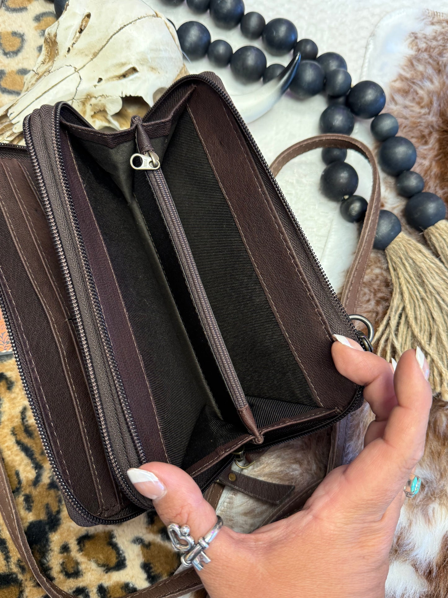 Prairie Petals Wallet Crossbody