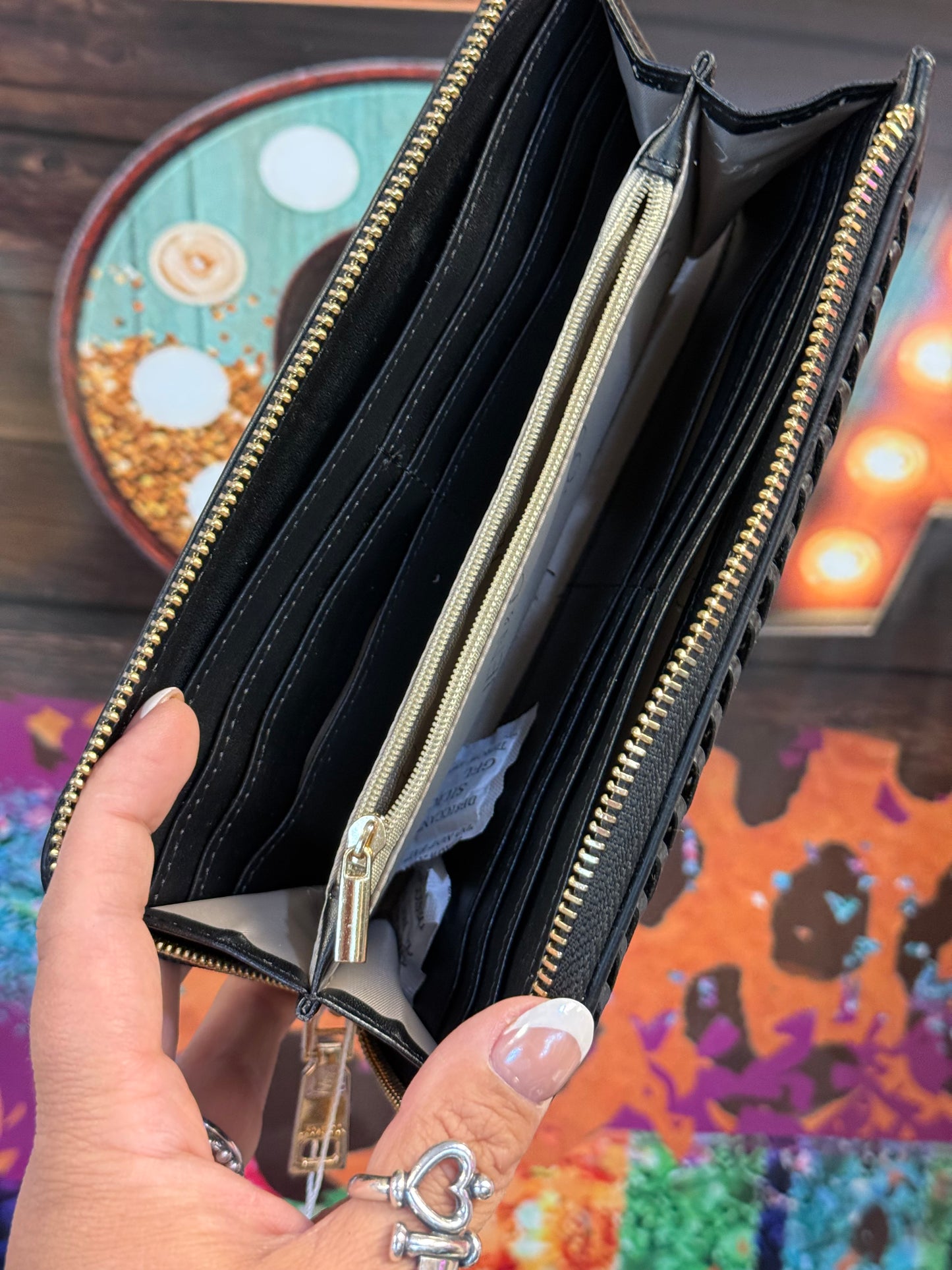 Raven Braided Wallet