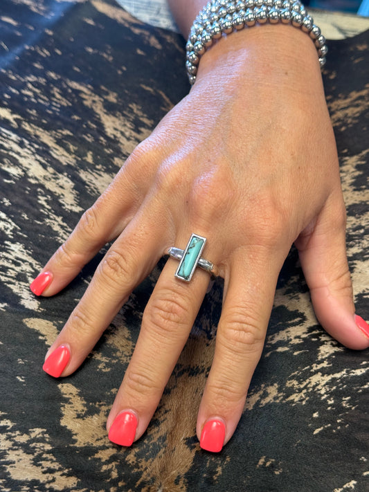 Turquoise Horizon Ring