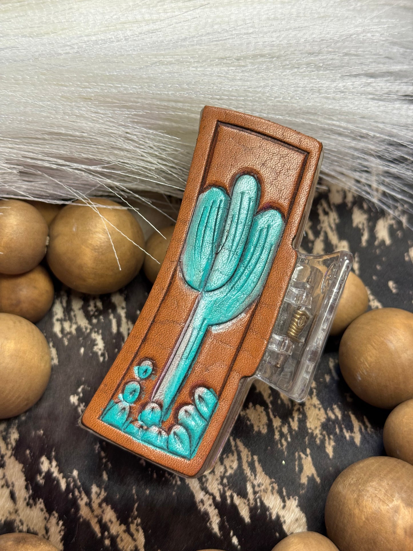 Too Cute Turquoise Claw Clip