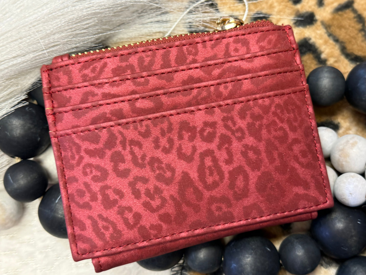 Crimson Wild Card Wallet