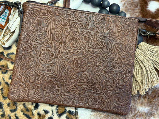 Chocolate Bloom Crossbody