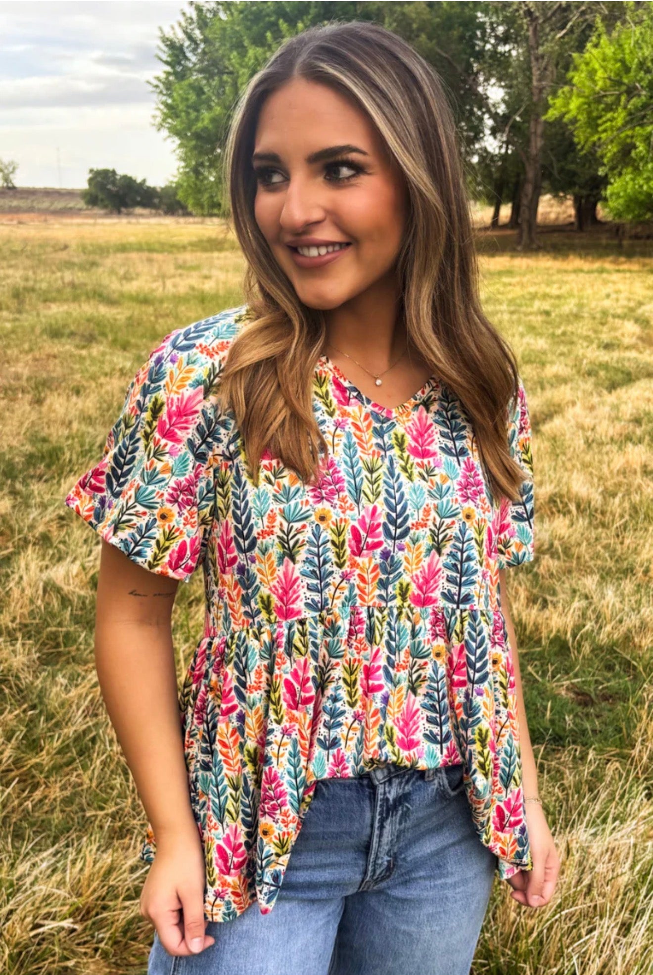 Bright Meadow Top