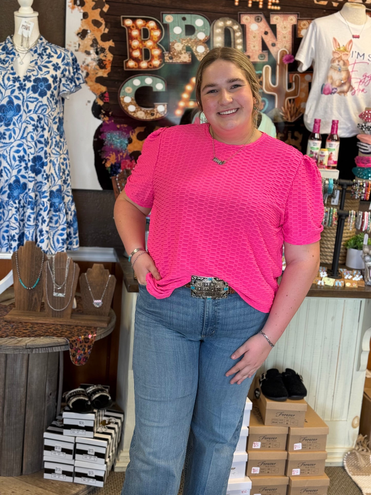 Pink Power Hour Top