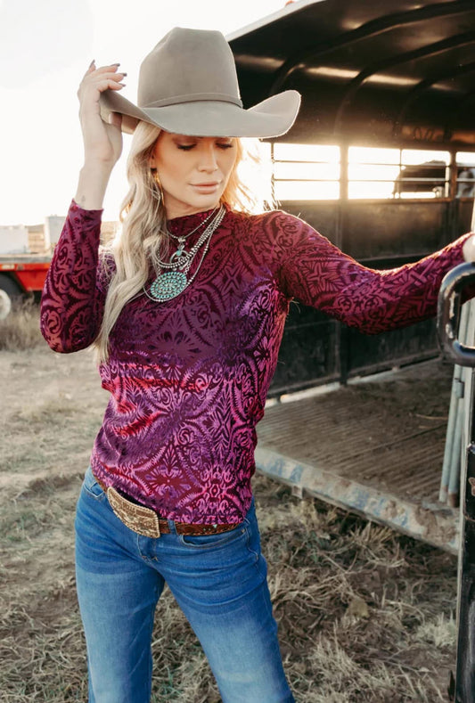 Velvet Vixen Mesh Top