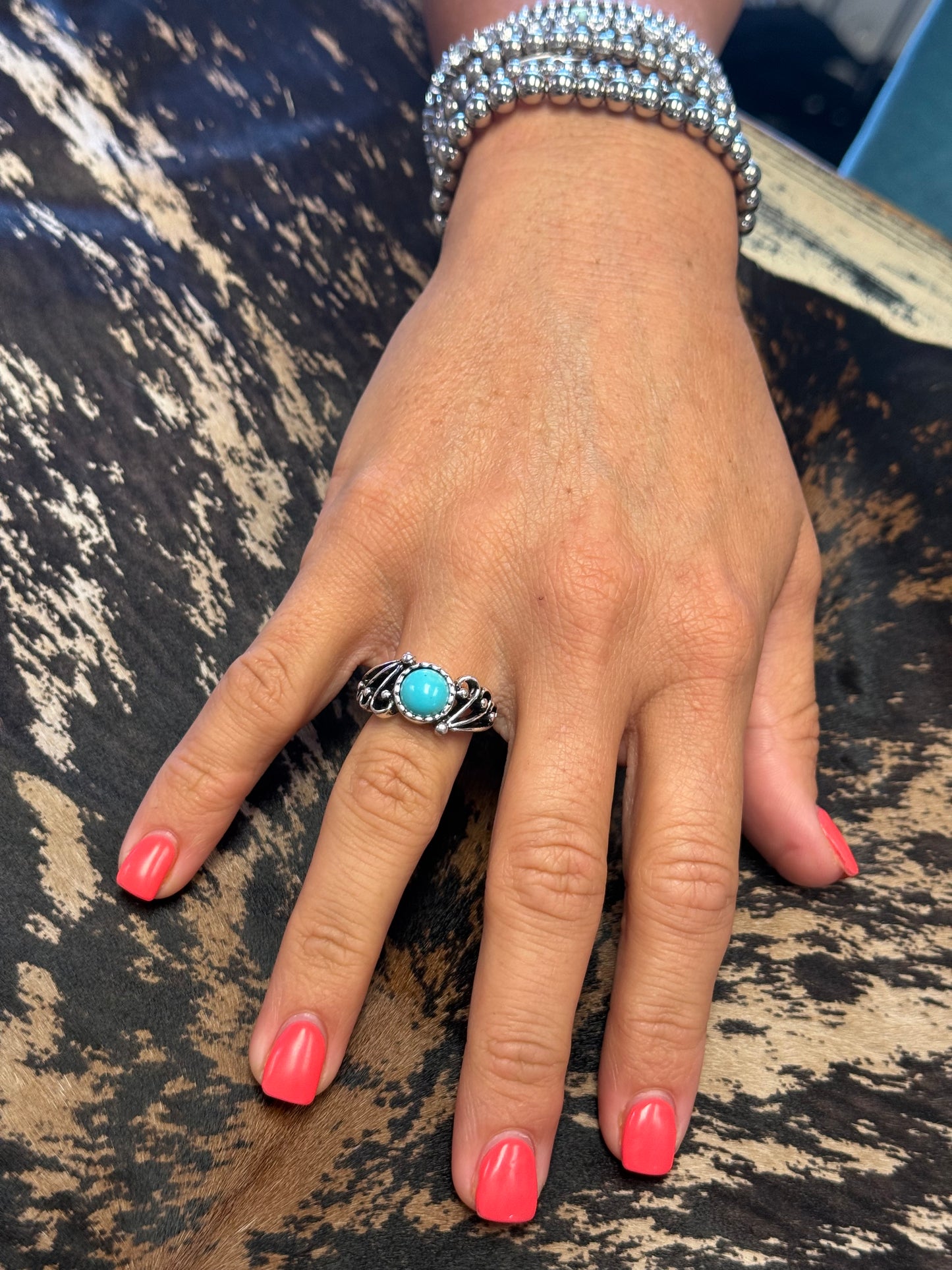 Cactus Moon Ring