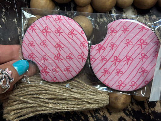 Bow-Tiful Ride Car Coasters