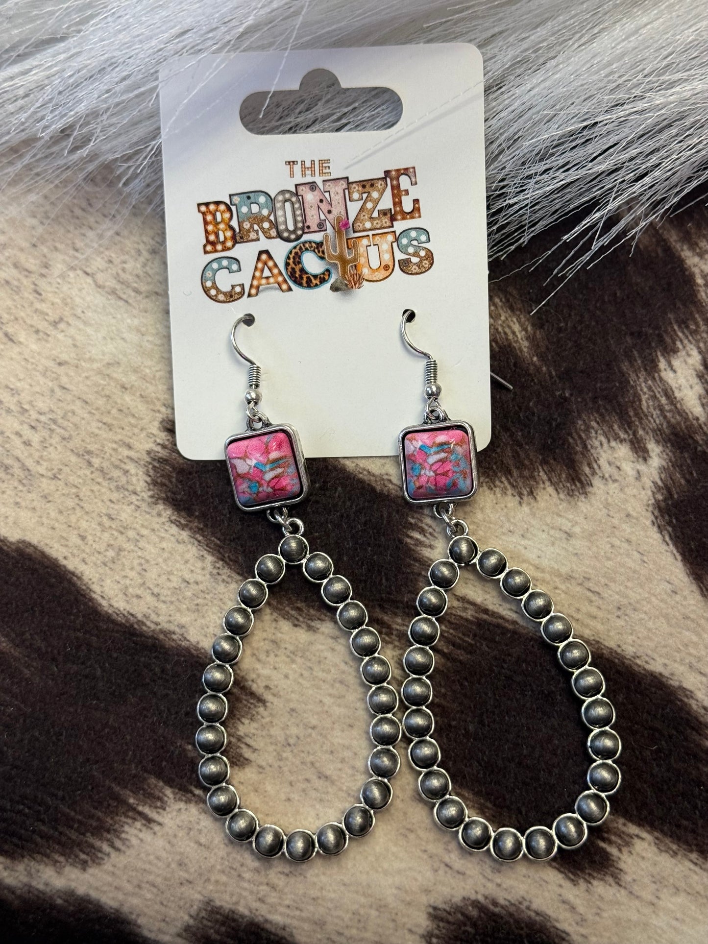 Pink Prairie Earrings