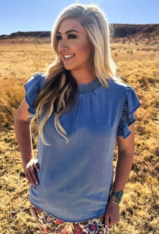 Prairie Denim Grace Top