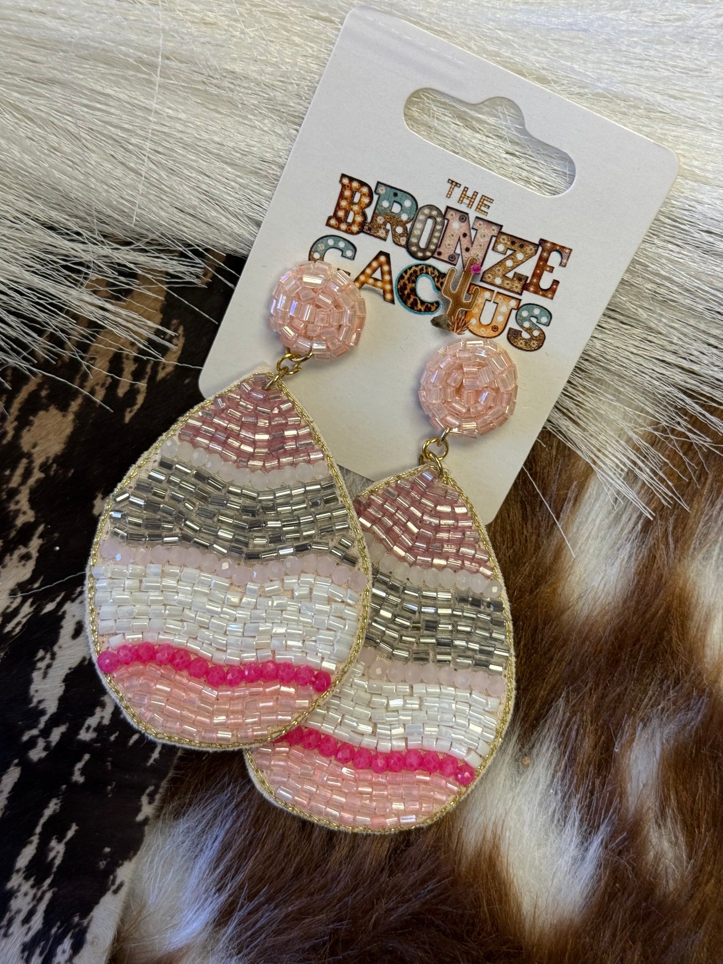 Pink Spark Earrings