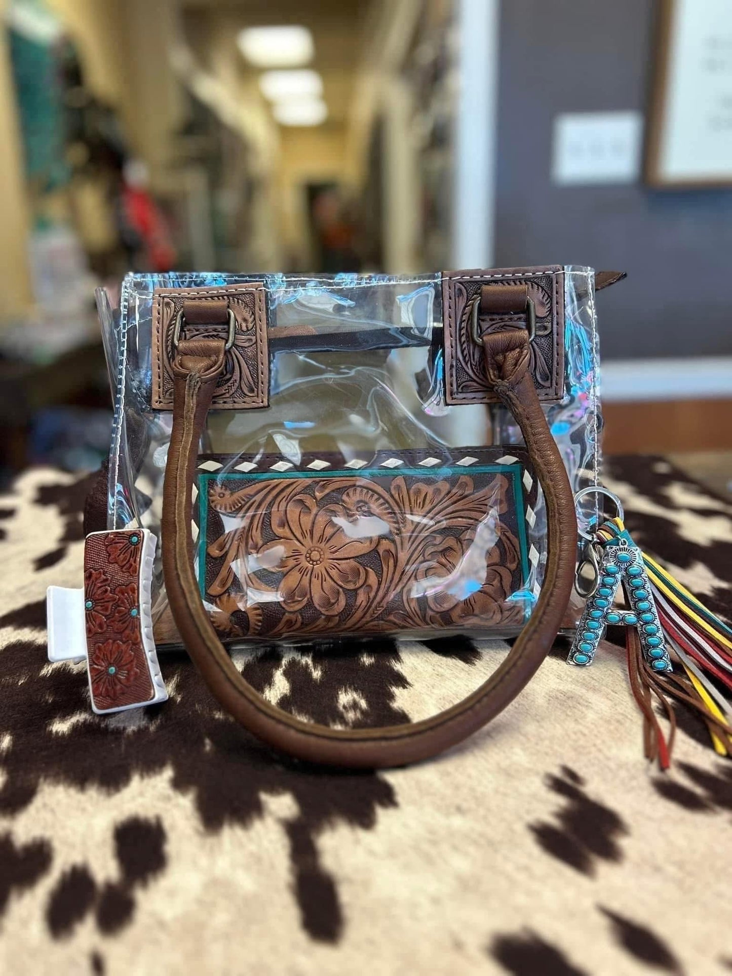Saddle Creek Clear Tote