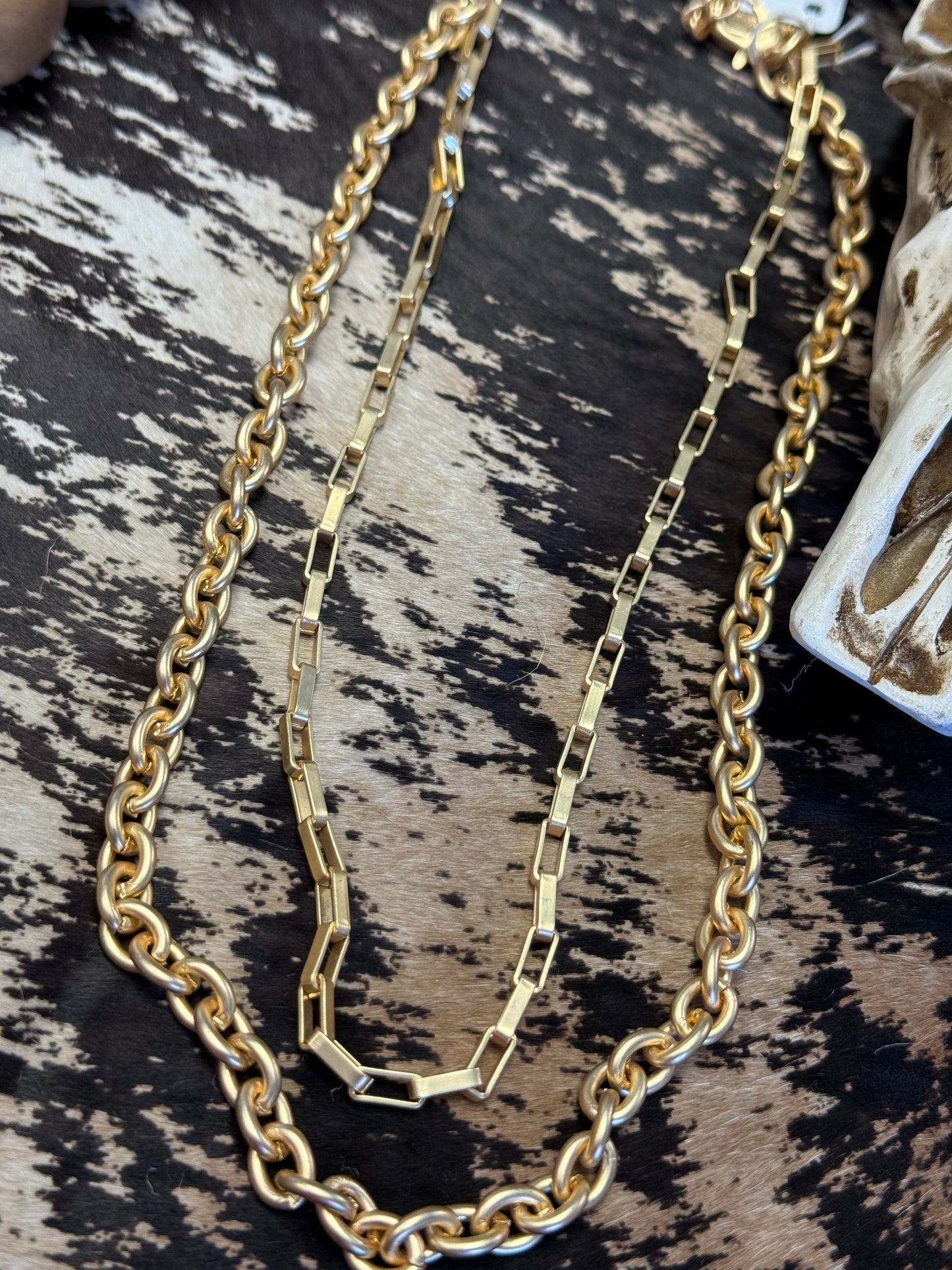 Golden Link Luxe Necklace