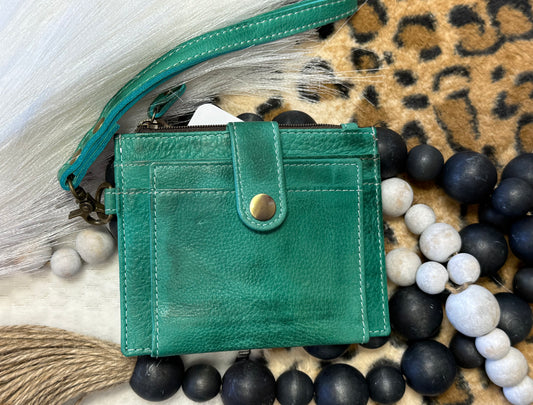 Emerald Trail Wristlet Wallet