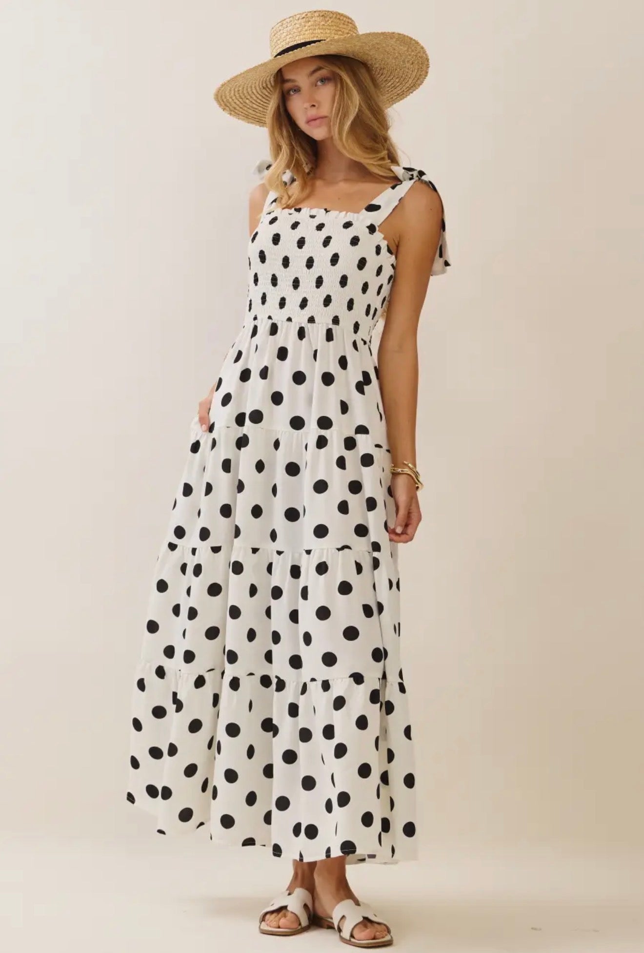 Polka Dot Darling Maxi Dress