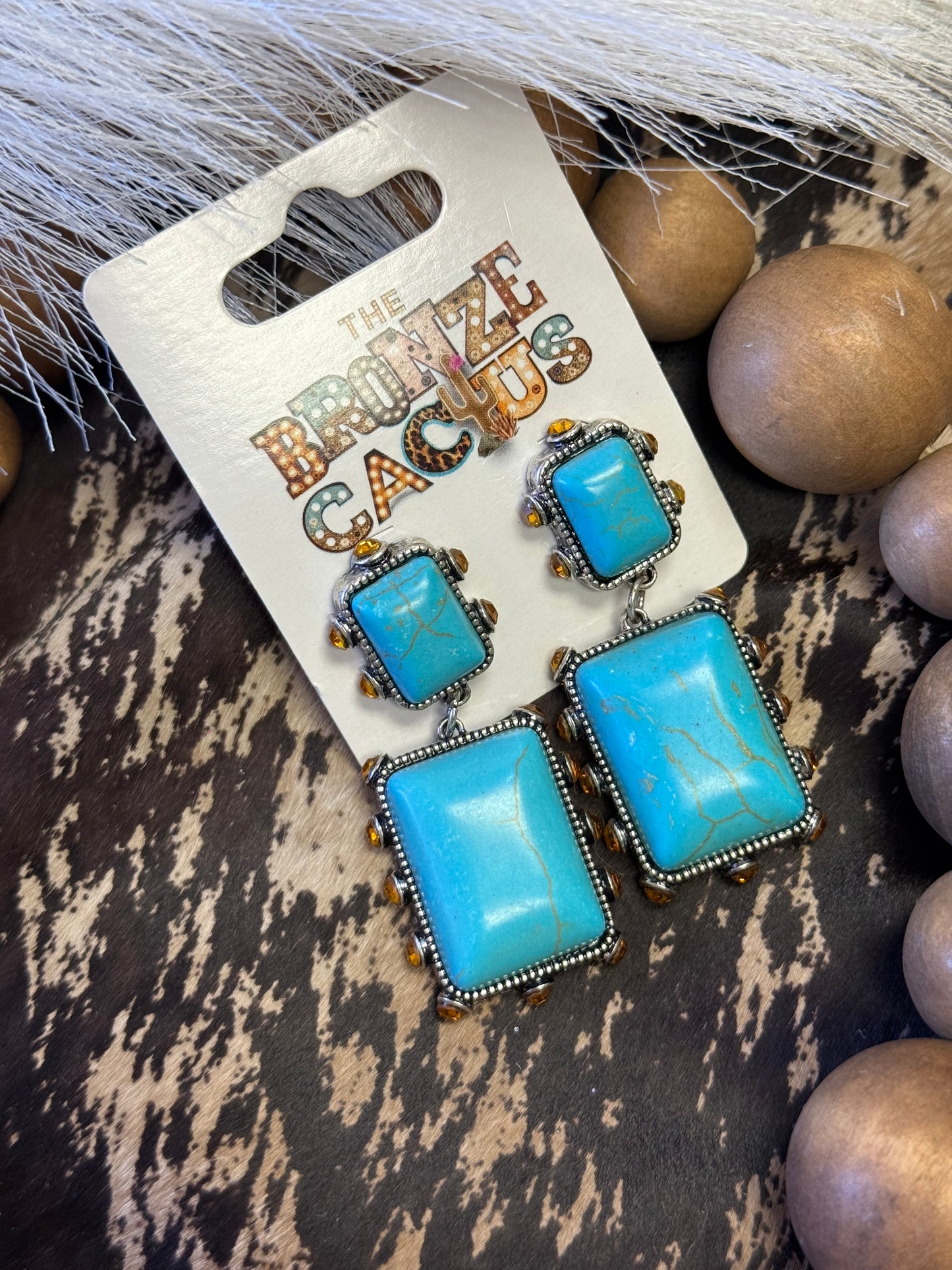 Turquoise Sunshine Earrings