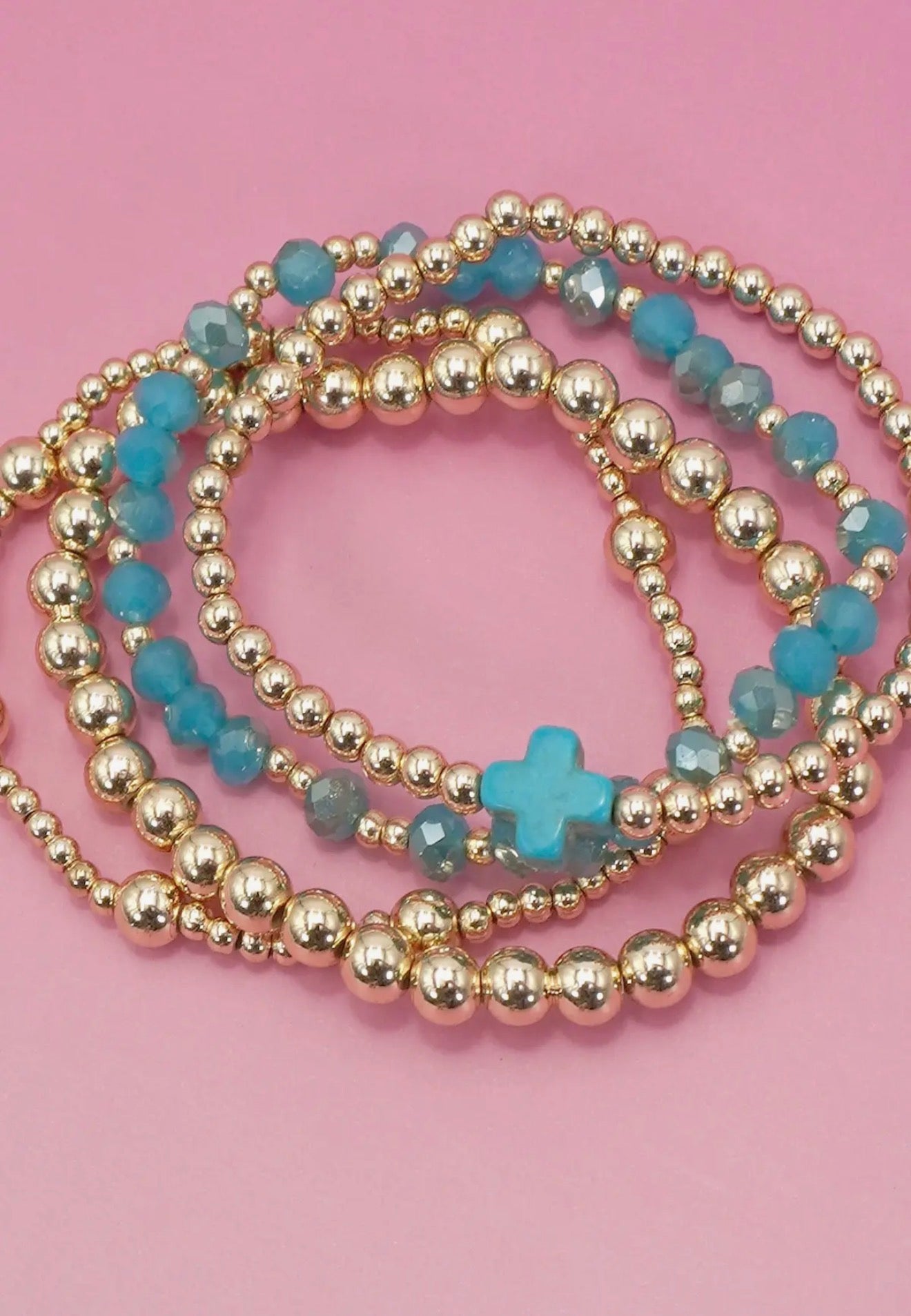 Heavenly Blue Bracelet Stack