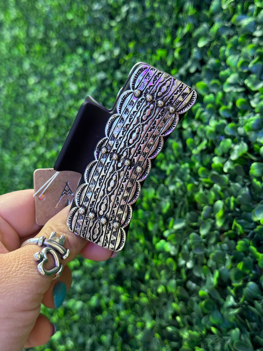 Prairie Silver Claw Clip