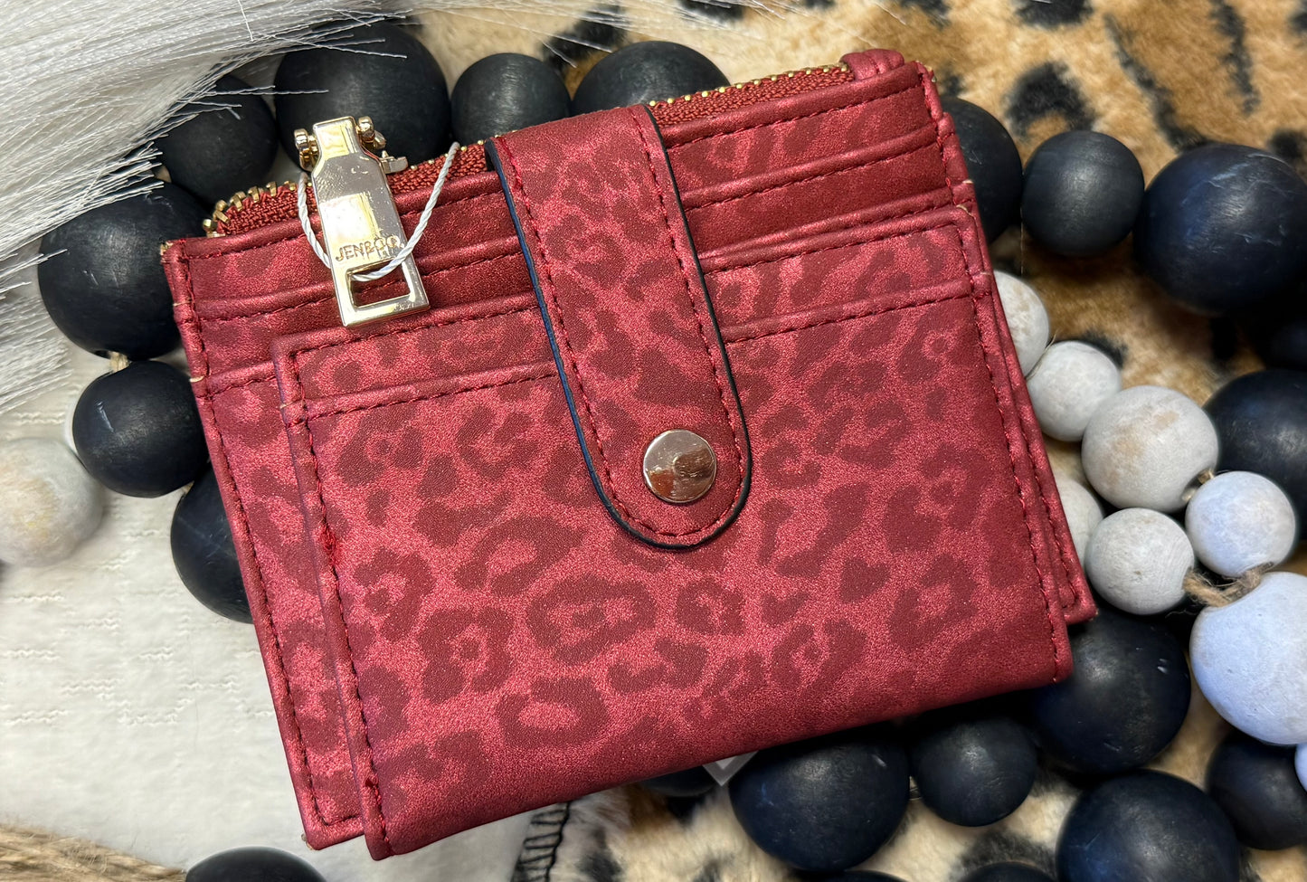 Crimson Wild Card Wallet