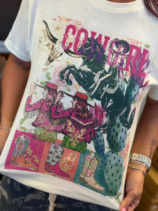 Cowgirl Confetti Tee