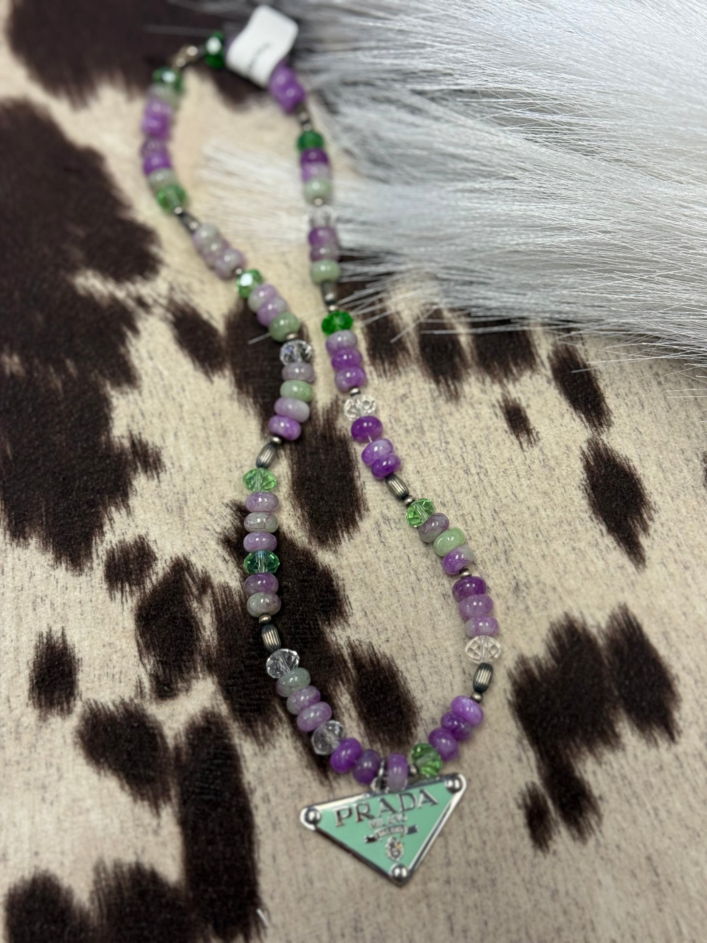 Purple Reign Stone Necklace