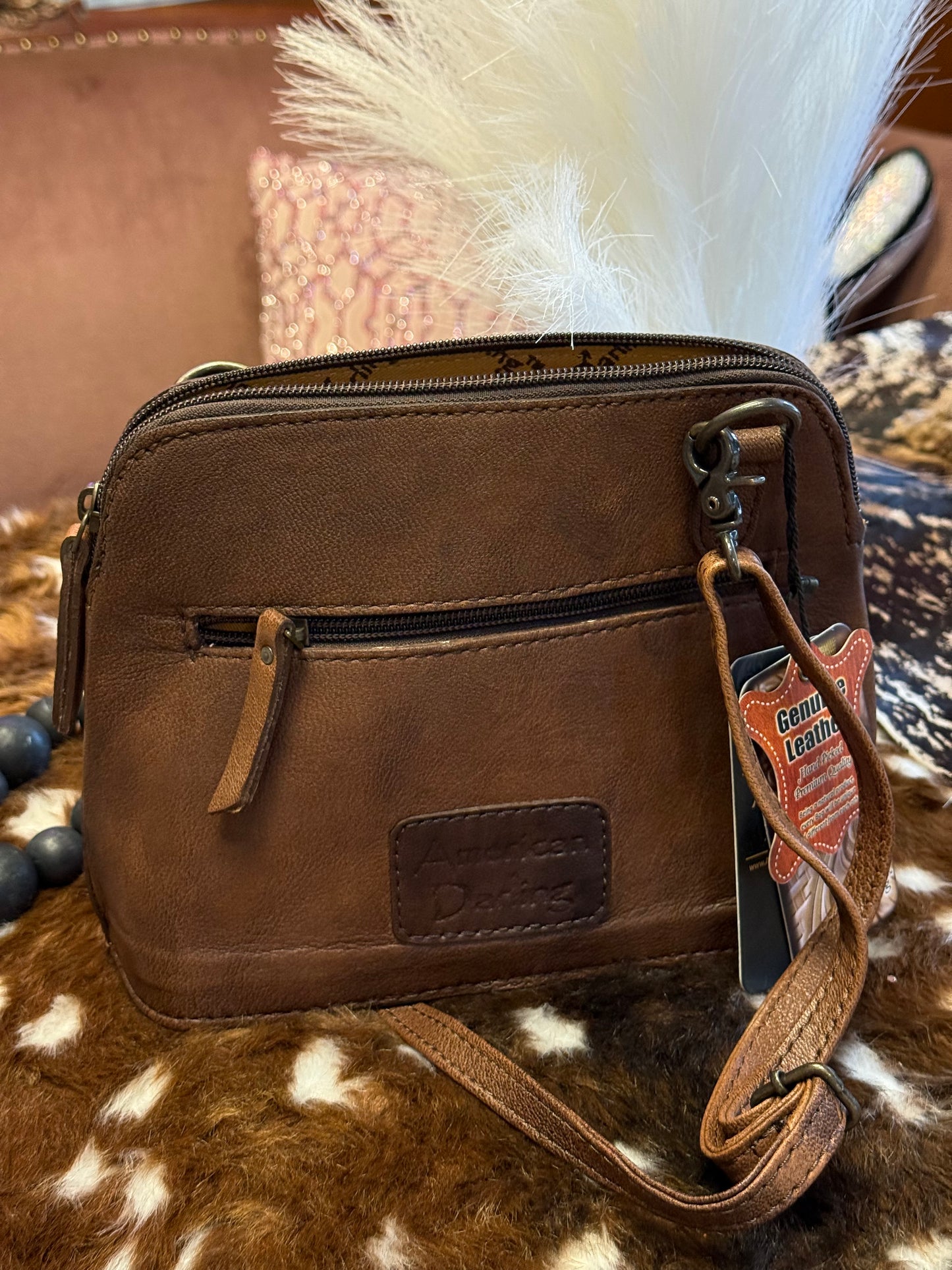 Sunflower Saddle Crossbody