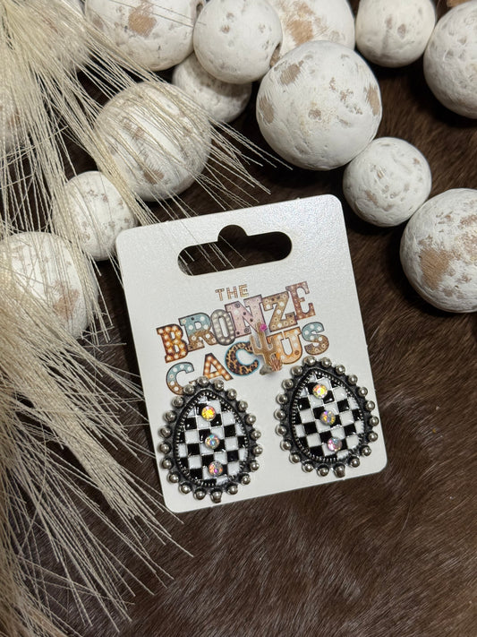Black Tie Beauty Earrings