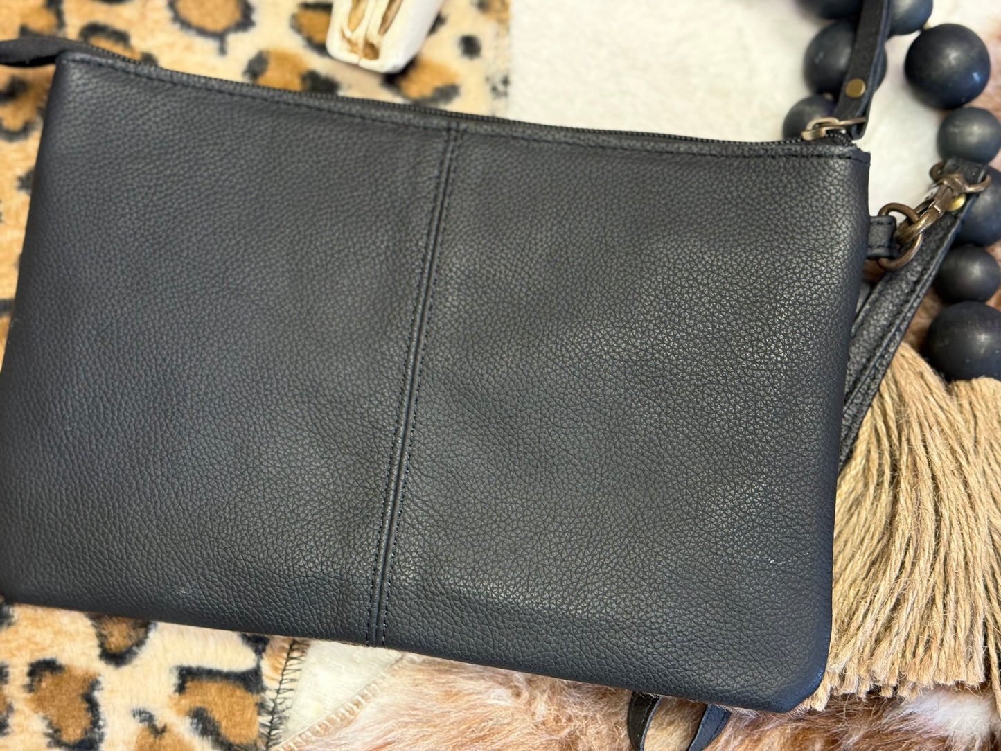 Sunflower Hide Wristlet
