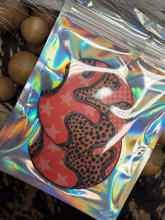 Wild Bandana Car Coasters