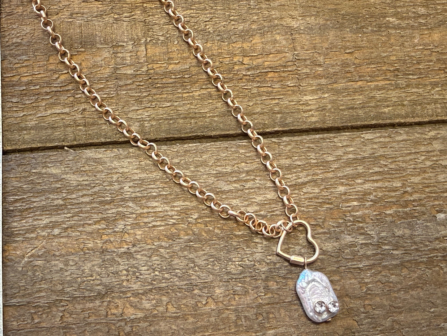 Heart & Stone Necklace
