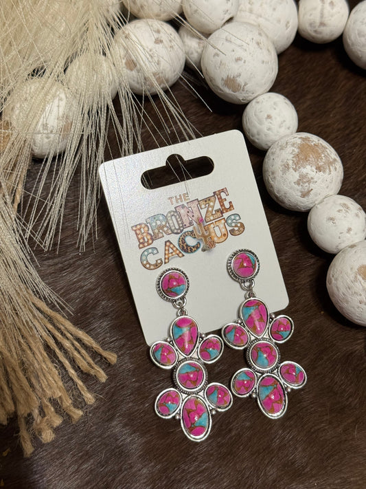 Pink Prairie Earrings