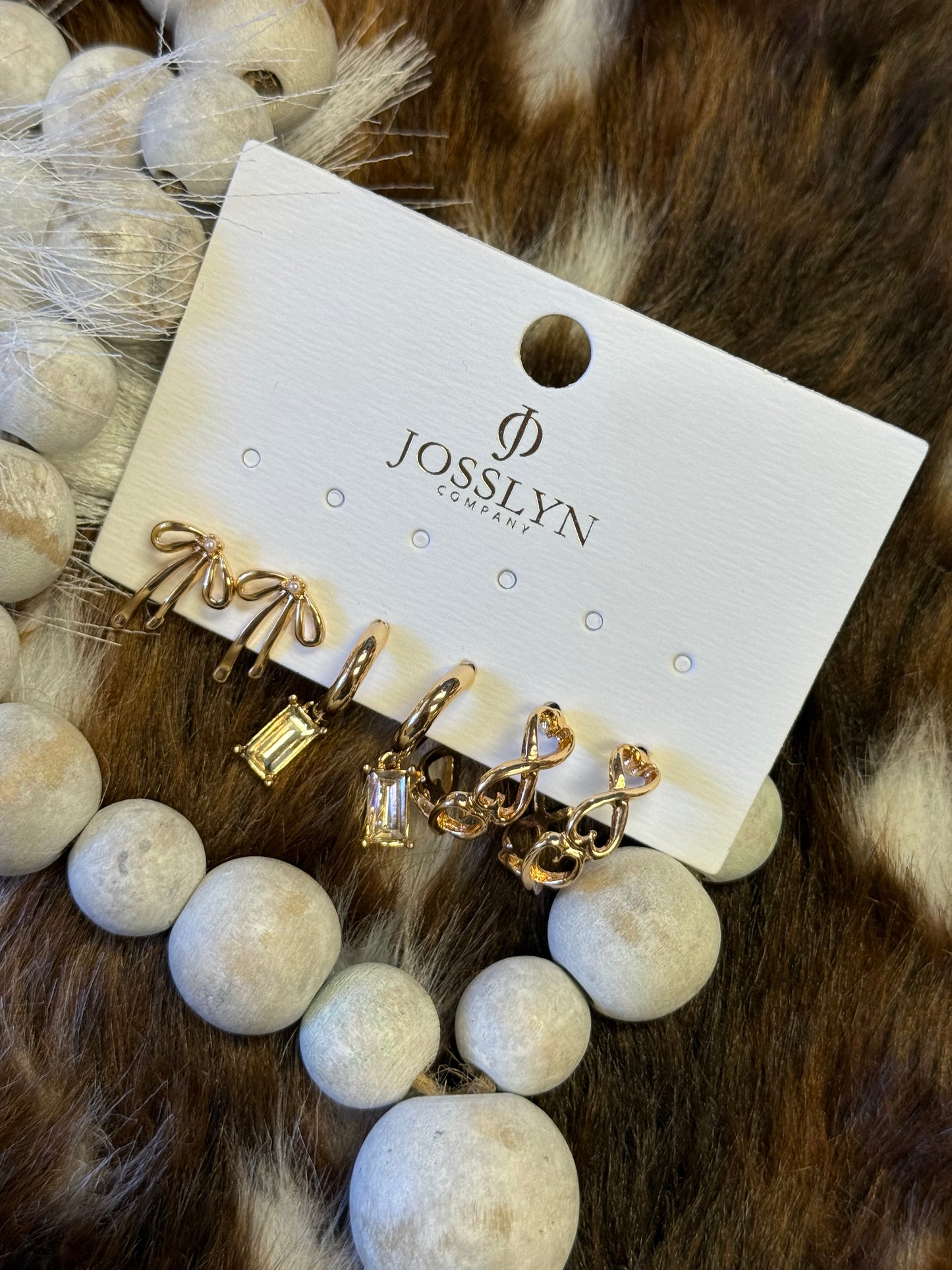 Golden Luxe Earring Set