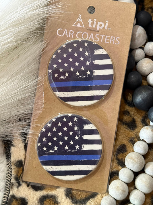 Honor & Service Car Coasters