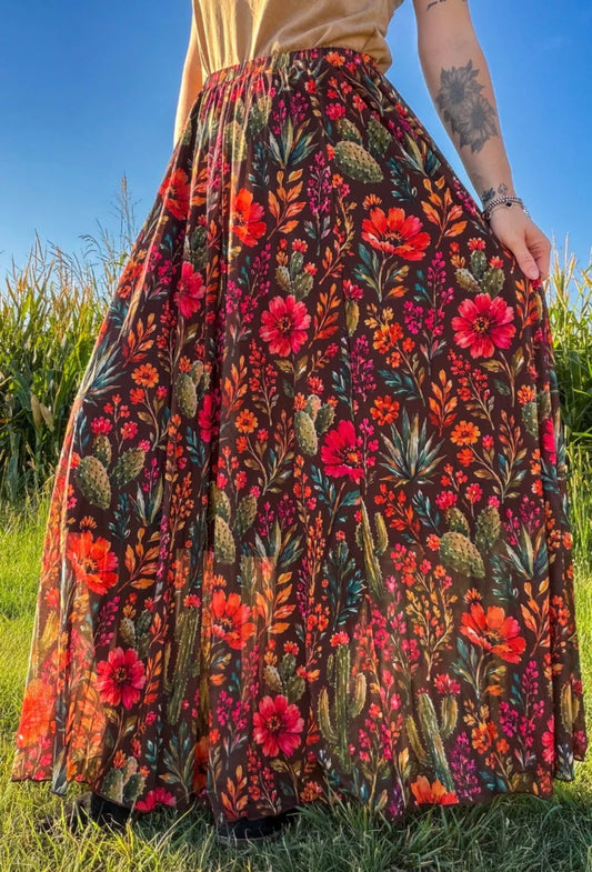 Rodeo Garden Maxi Skirt