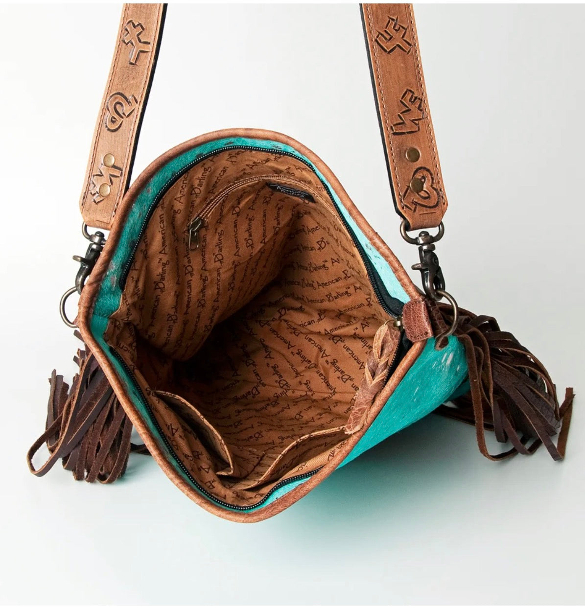 Turquoise Trail Fringe Bag
