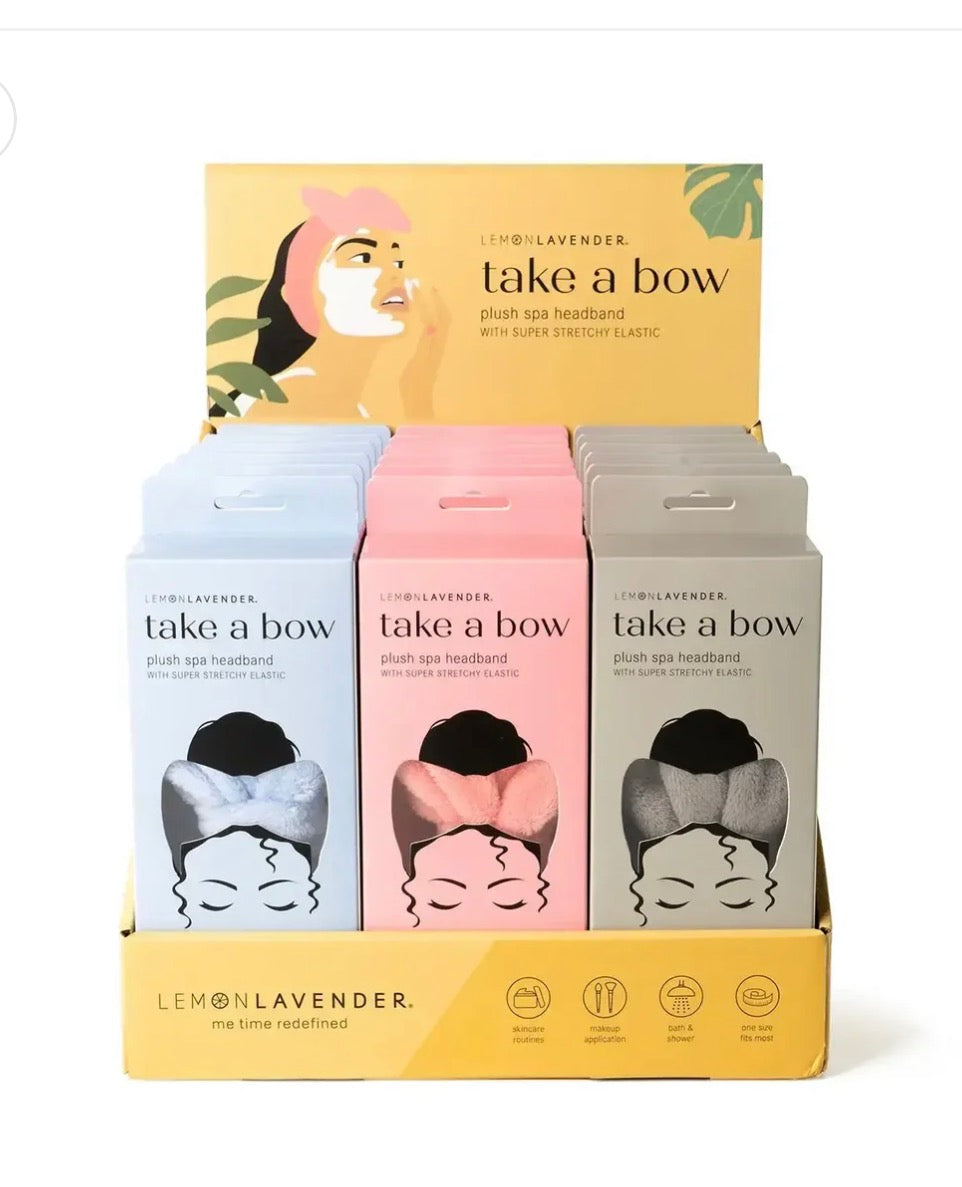 Take A Bow Ultra Plush Spa Headband