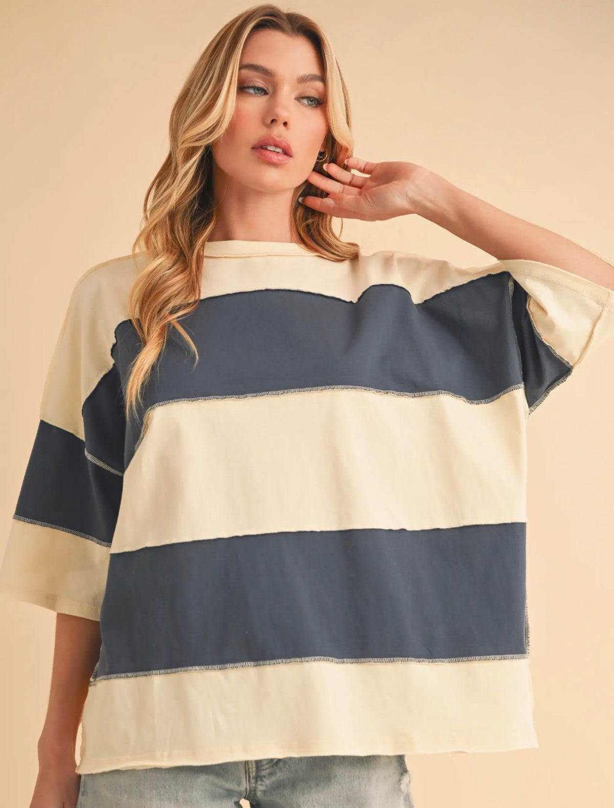 Sunday Stroll Colorblock Top