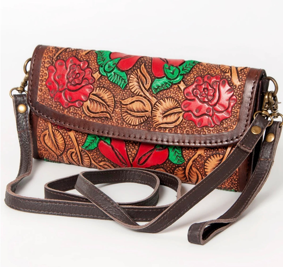 Scarlet Rose Wallet Crossbody
