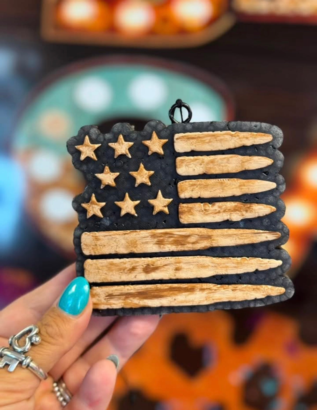 Tan Bullet Flag