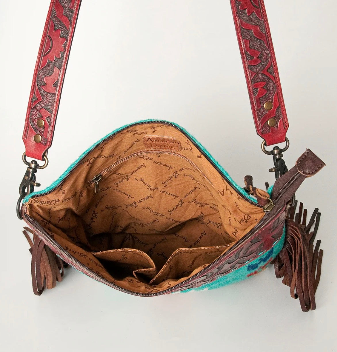 Painted Sky Fringe Bag