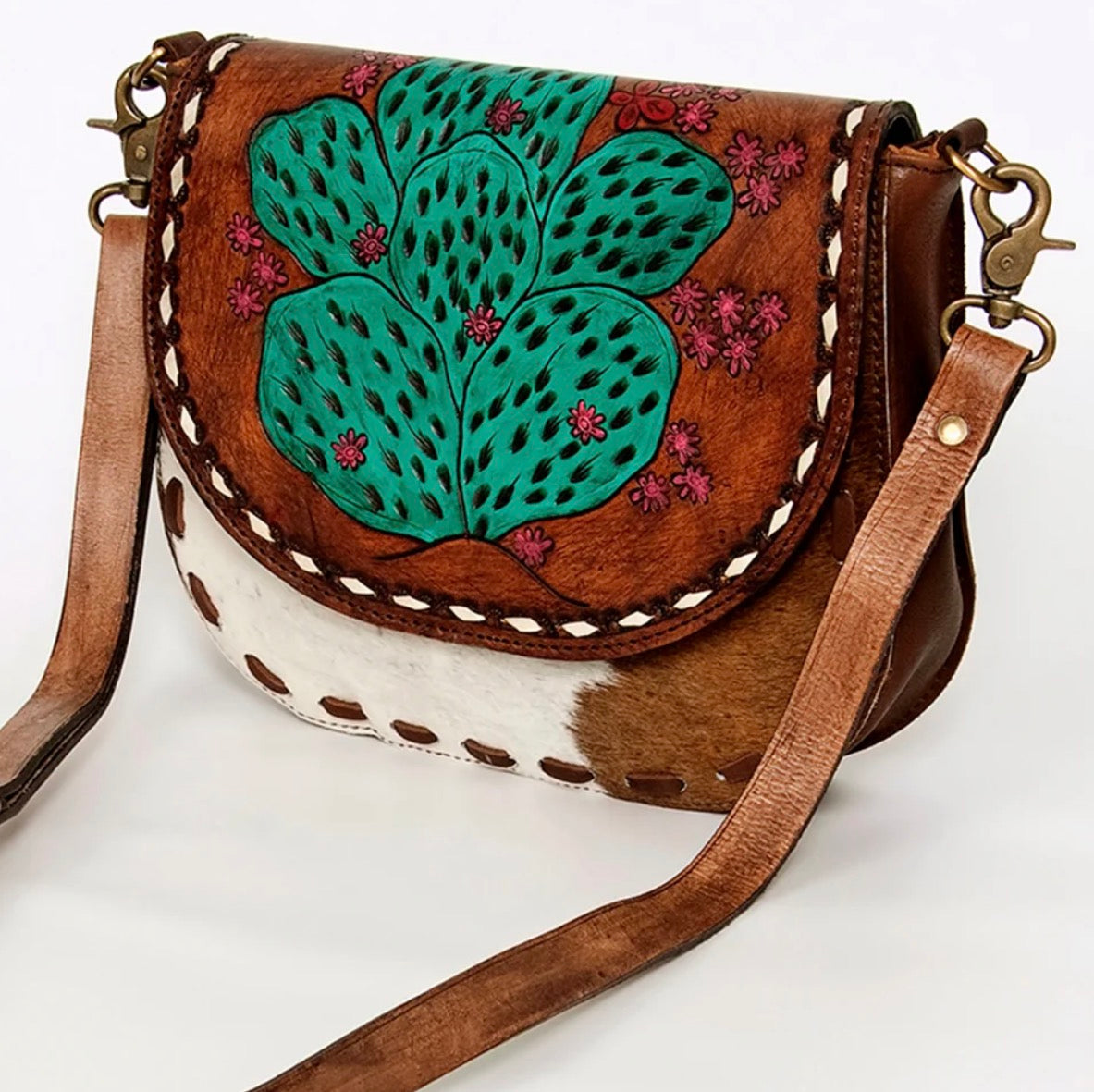 Prickly in Pink Crossbody