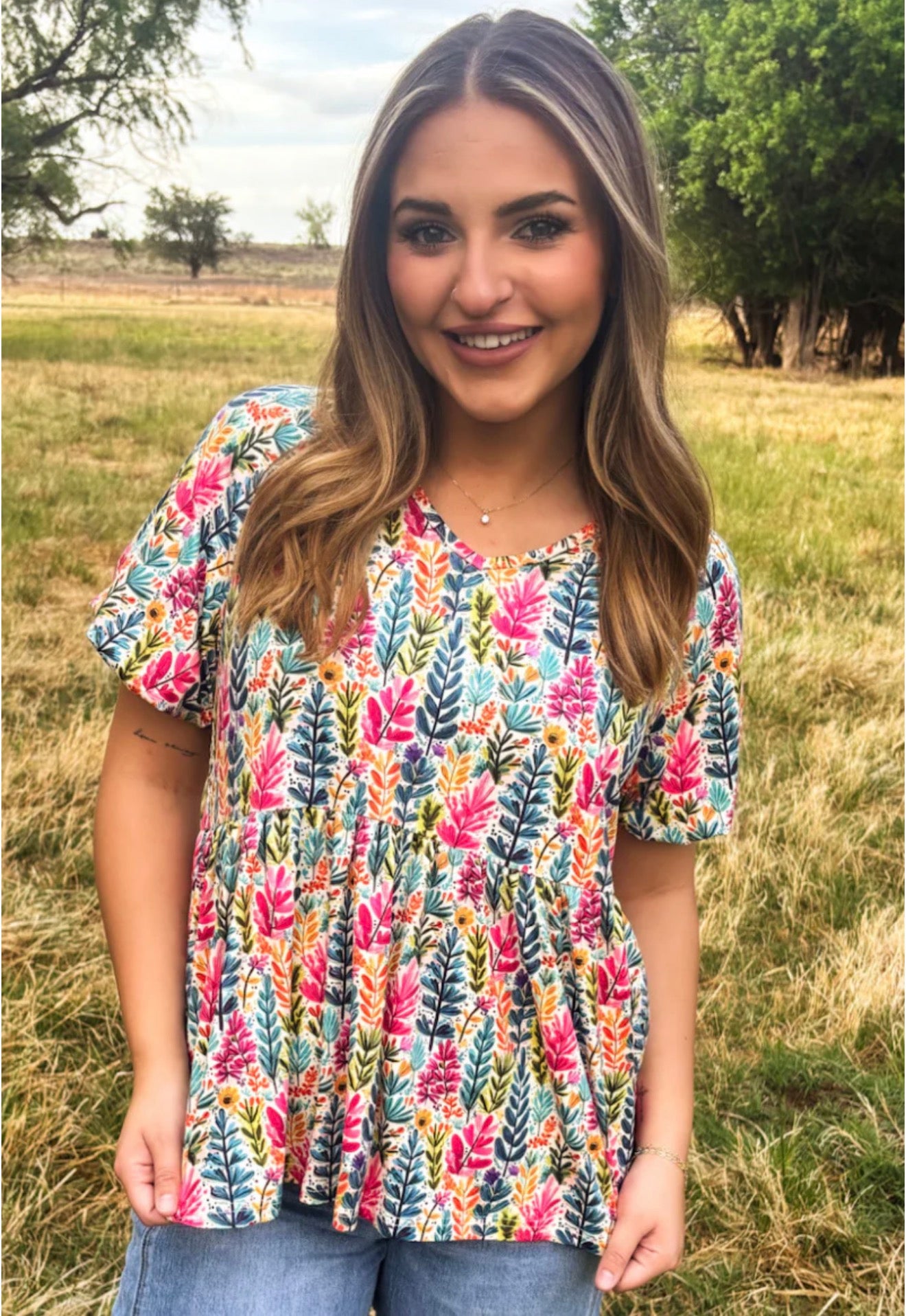 Bright Meadow Top