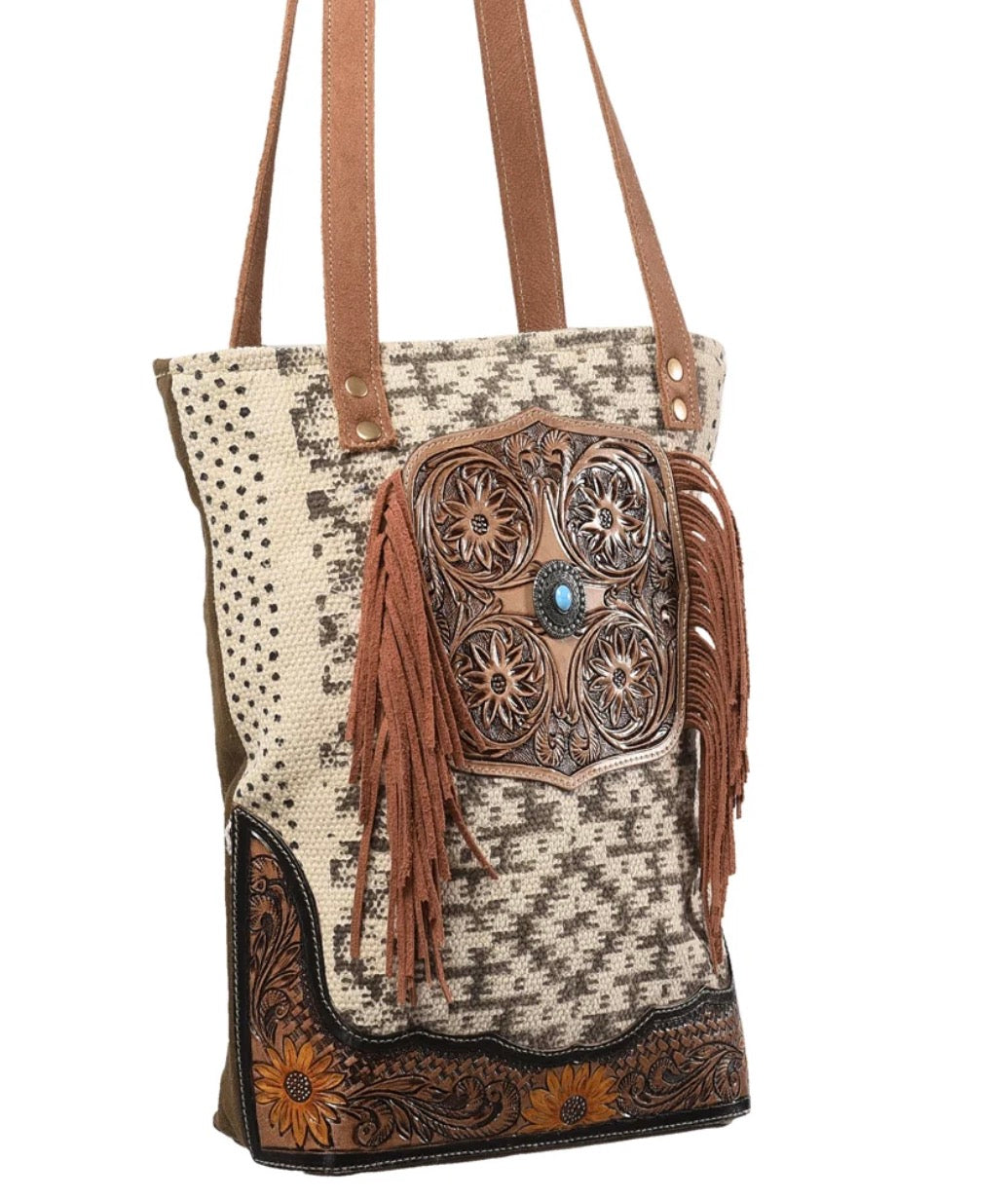 Briar Rose Fringe Tote