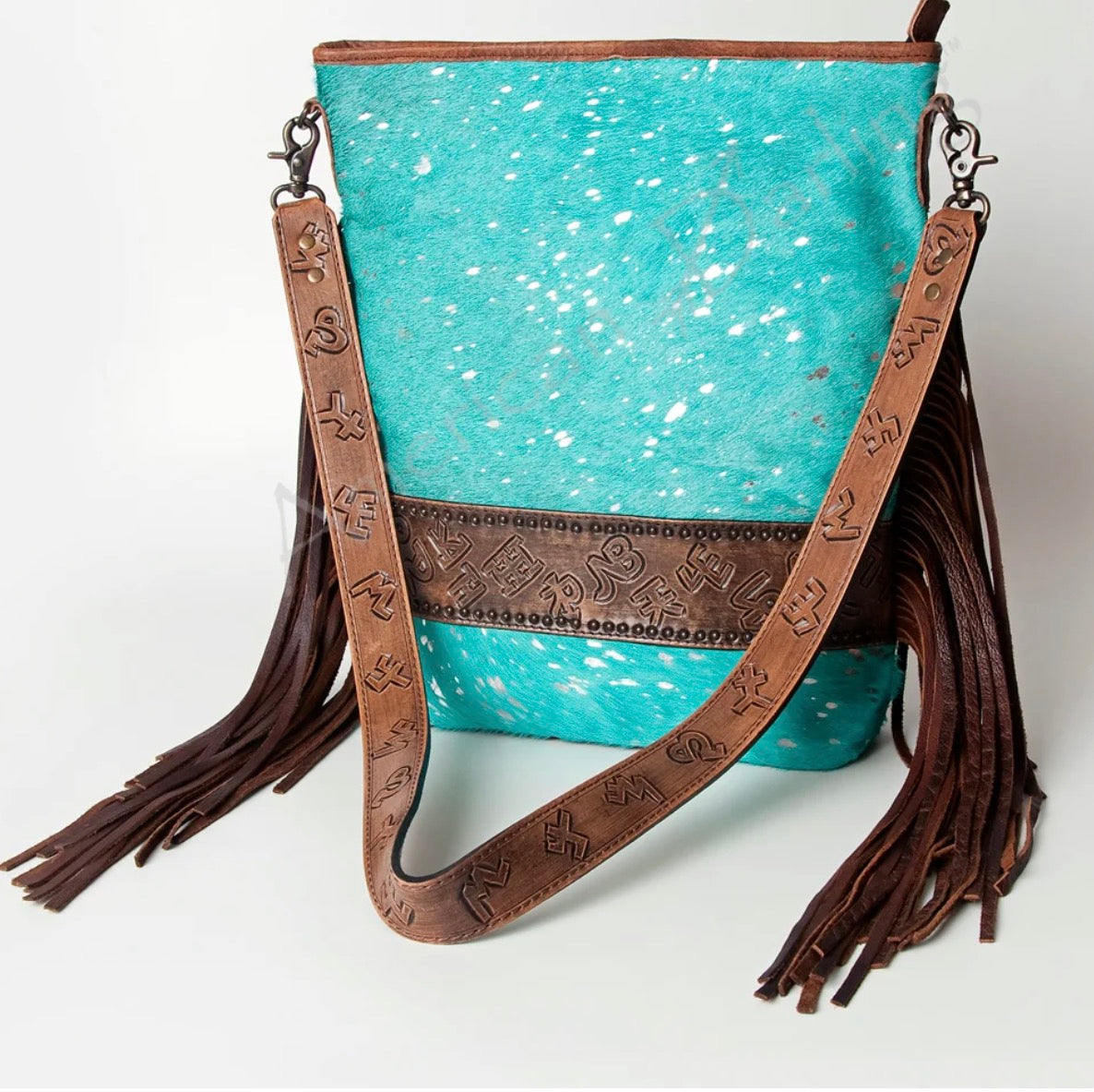 Turquoise Trail Fringe Bag