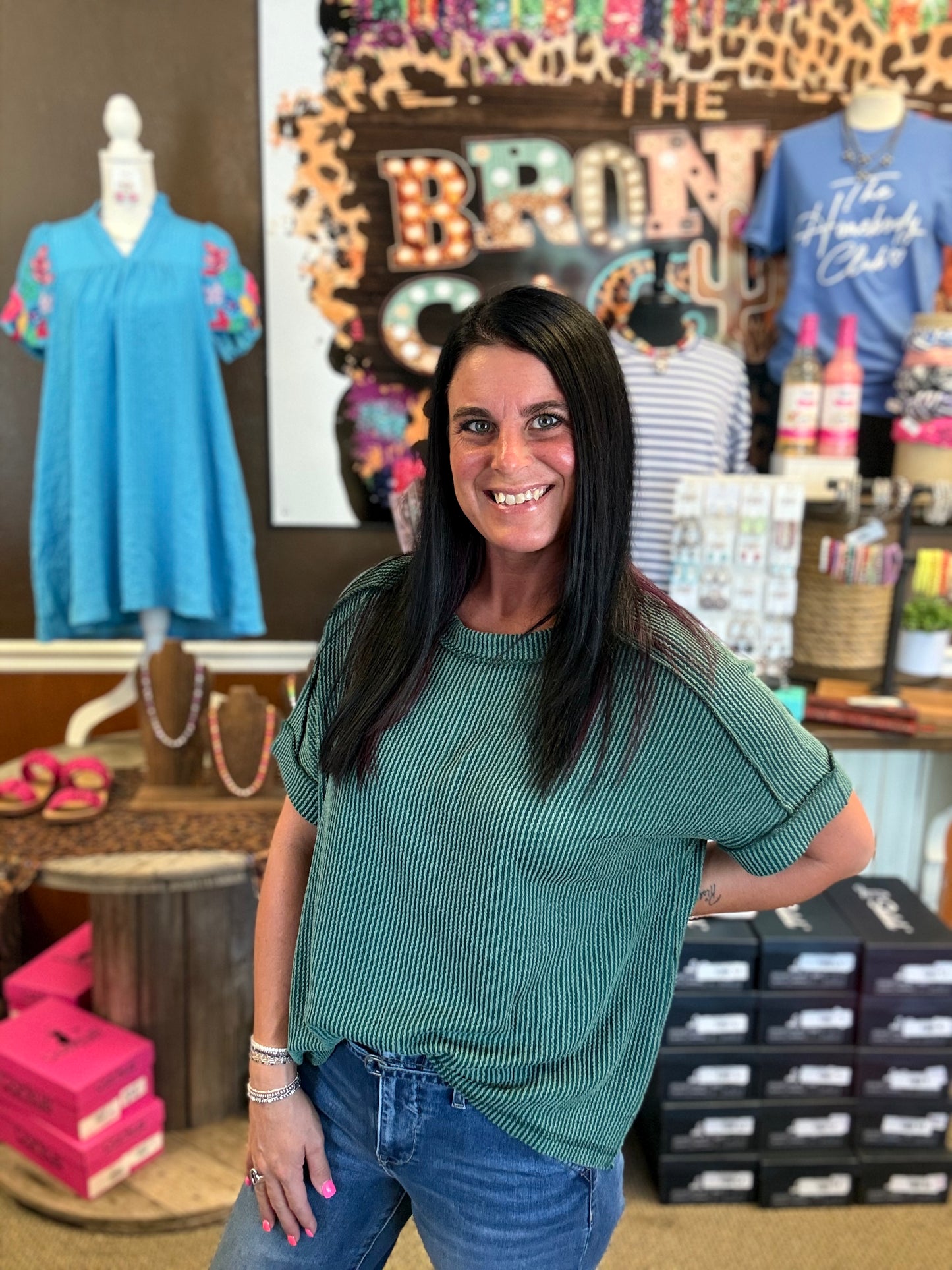 Evergreen Escape Top
