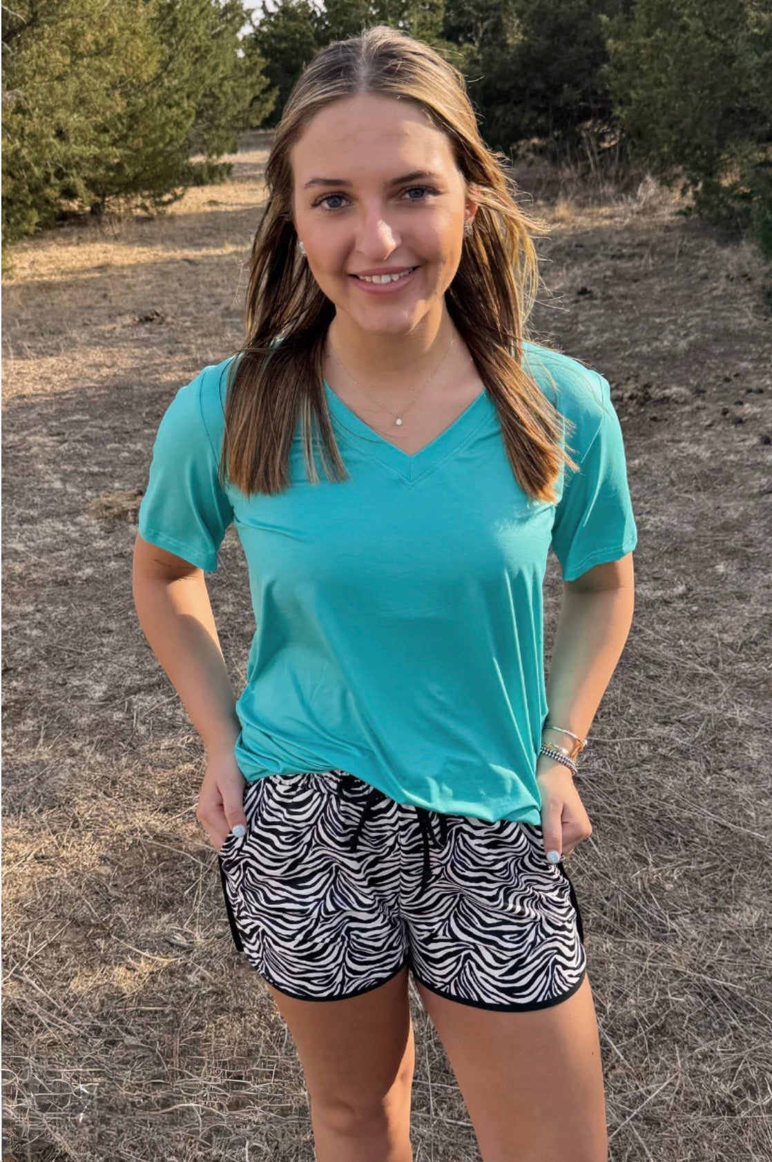 Zebra Zoom Shorts