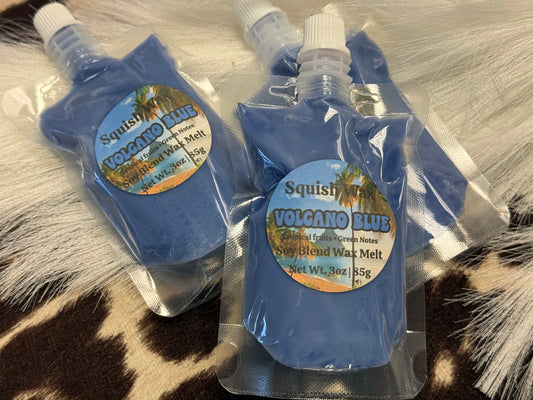 Volcano Blue Squish Wax