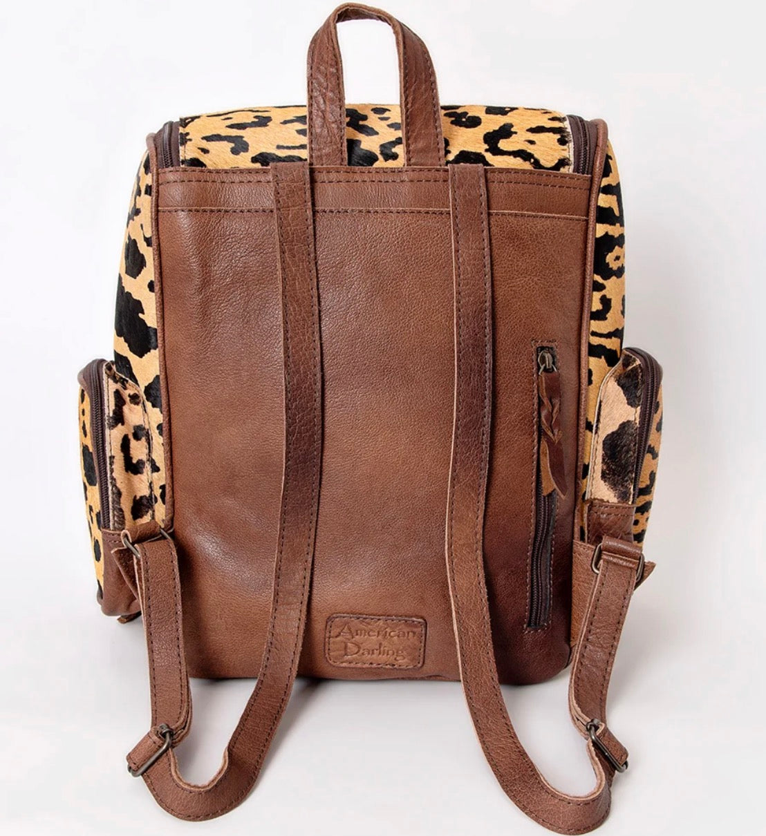 Leopard Luxe Tooled Backpack